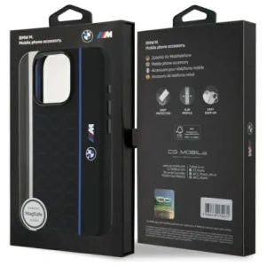 Kup Etui BMW BMHMP16X23SHEB Apple iPhone 16 Pro Max hardcase Silicone Hexagon Blue Line MagSafe černý/black - BMW790 - {ean13} - Sklep Home Screen