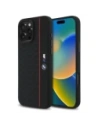 BMW BMHMP16X23SHER Apple iPhone 16 Pro Max Hardcase Silikon Hexagon Rote Linie MagSafe schwarz