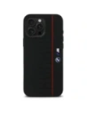 Buy BMW BMHMP16X23SHER Apple iPhone 16 Pro Max hardcase Silicone Hexagon Red Line MagSafe black - BMW791 - {ean13} - Home Screen Store Europe