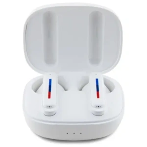 Kup BMW BMBEMIATP20LOH căști wireless în ureche TWS + stație de docking cu logo-uri imprimate albă 5.3 Bluetooth - BMW792 - {ean13} - Sklep Home Screen