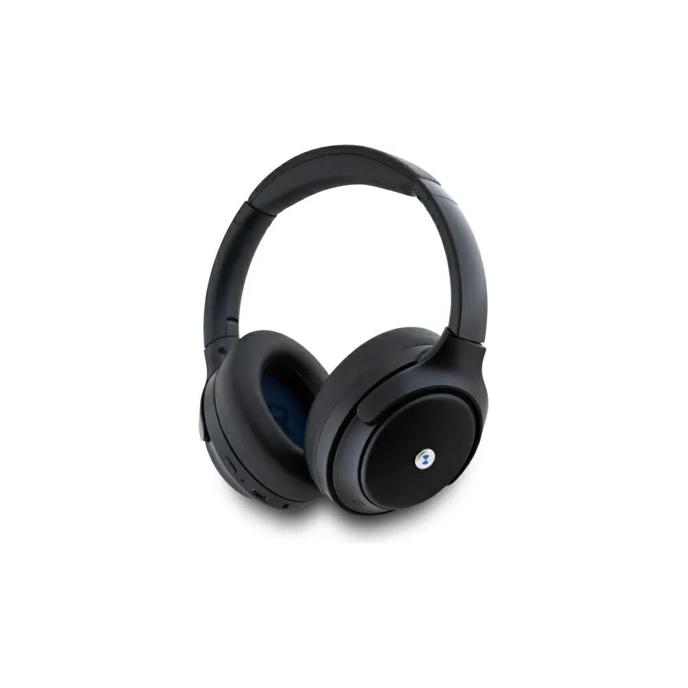 Bezprzewodowe słuchawki nauszne BMW Bluetooth 5.3 ANC BMBHKL601SSLVK Metal Logos czarny/black