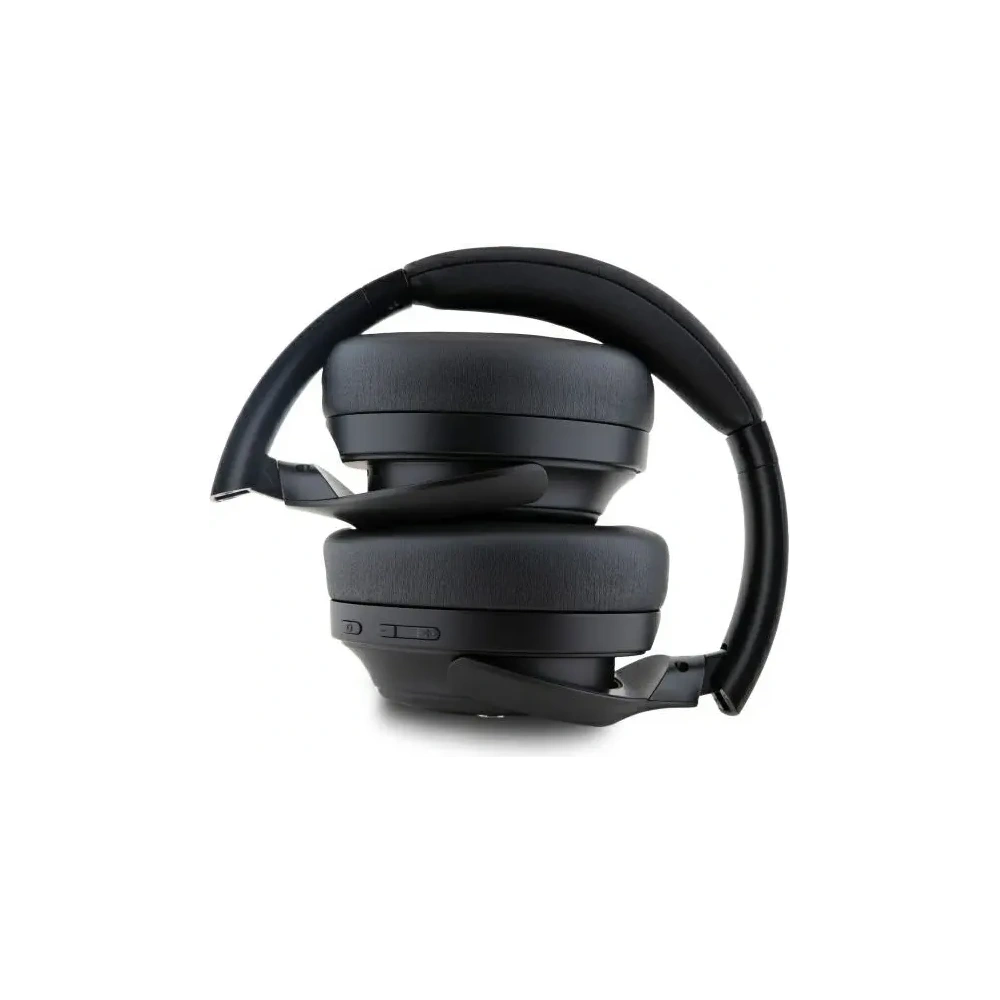 Bezprzewodowe słuchawki nauszne BMW Bluetooth 5.3 ANC BMBHKL601SSLVK Metal Logos czarny/black