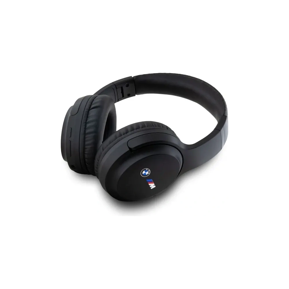 Bezprzewodowe słuchawki nauszne BMW Bluetooth 5.3 ENC BMBHMIAV27MBCTK Printed Logos czarny/black