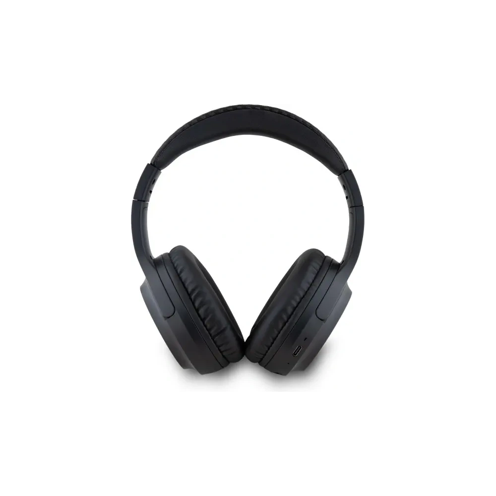 Bezprzewodowe słuchawki nauszne BMW Bluetooth 5.3 ENC BMBHMIAV27MBCTK Printed Logos czarny/black