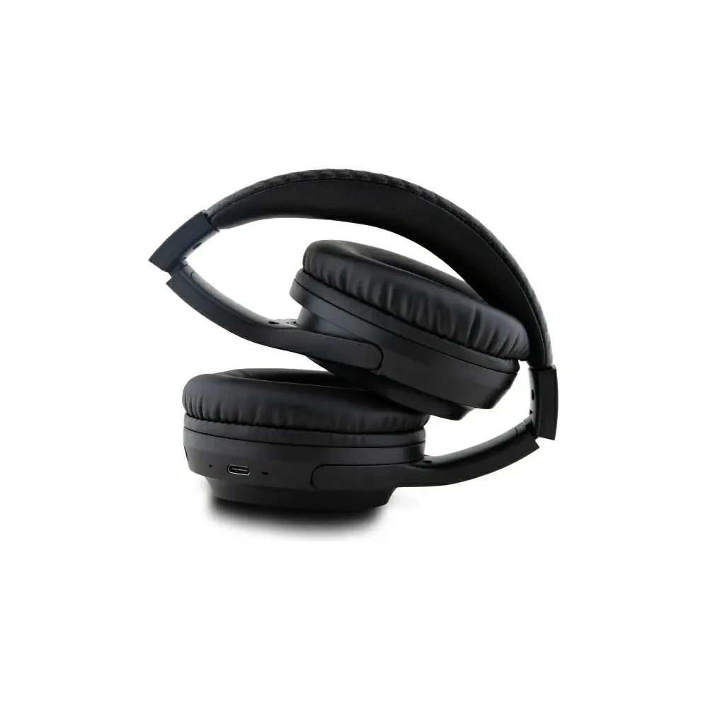 Bezprzewodowe słuchawki nauszne BMW Bluetooth 5.3 ENC BMBHMIAV27MBCTK Printed Logos czarny/black