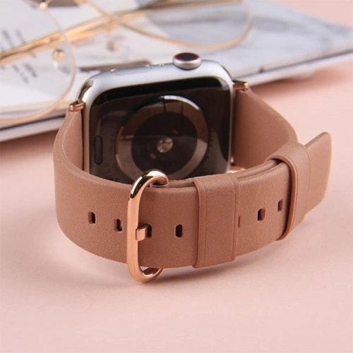 Kup UNIQ Mondain Apple Watch 4/5/6/7/SE/8/9/Ultra 44/45/49mm valódi bőr bézs/sand beige - UNIQ162SNDBEI - {ean13} - Sklep Home Screen