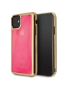 Guess GUHCN61GLTRPI iPhone 11 pink hard case Glow in the Dark Sand Matte
