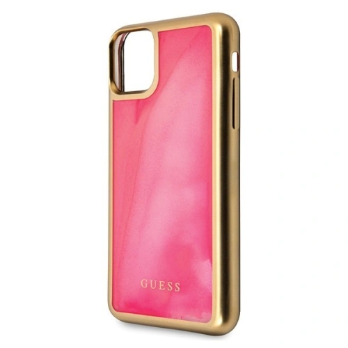 Kup Etui Guess GUHCN61GLTRPI Apple iPhone 11 różowy/pink hard case Glow in the Dark Sand Matte - GUE397PNK - {ean13} - Sklep Home Screen