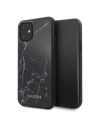 Guess Apple Tasche GUHCN61HYMABK iPhone 11 schwarz/schwarz Marmorglas