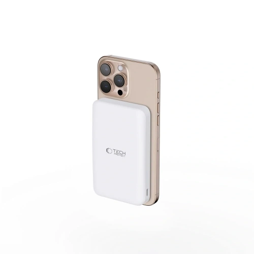 Kup Tech-Protect PB24 LifeMag Qi2 MagSafe Power Bank 10000mah Weiß - THP3573 - {ean13} - Sklep Home Screen