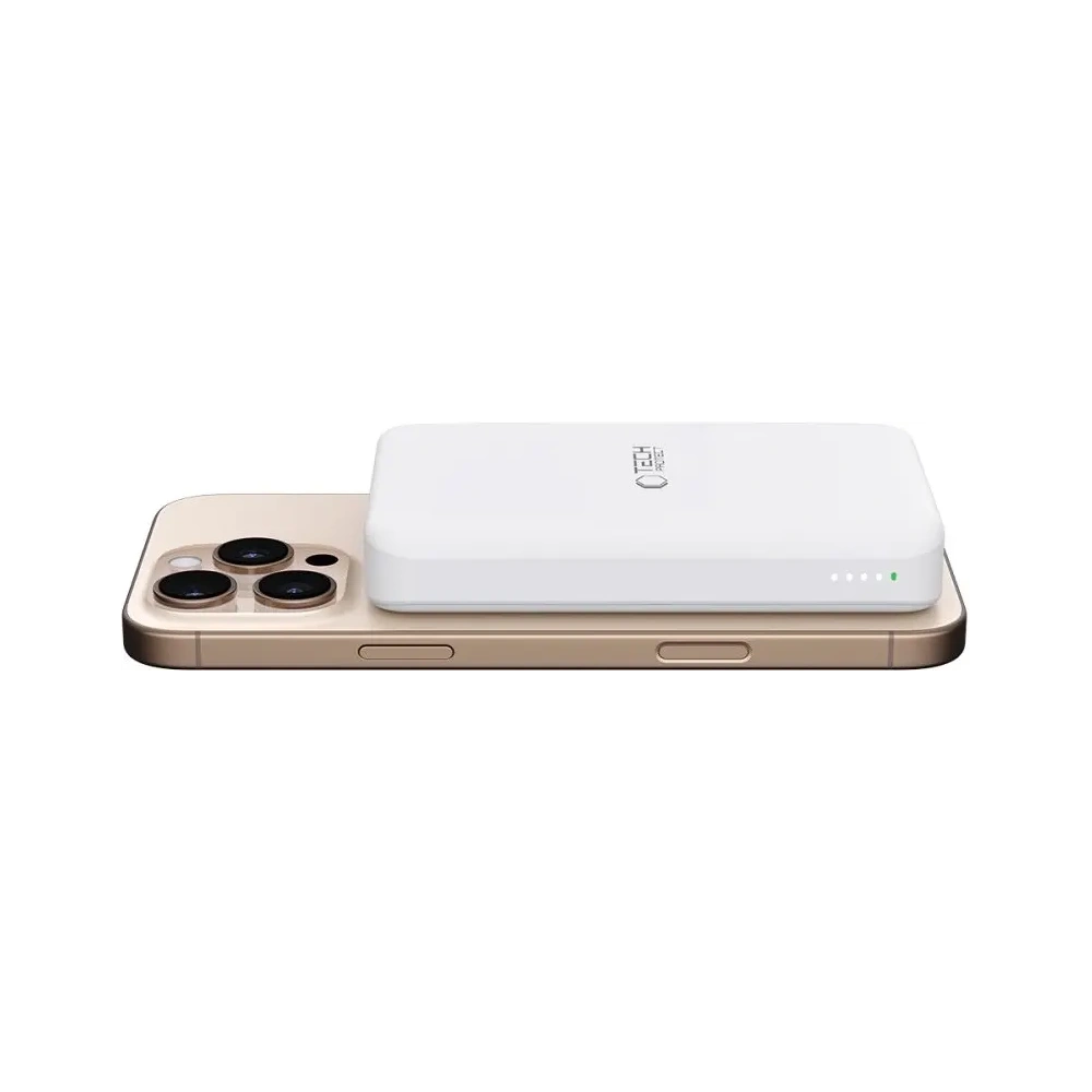 Powerbank Tech-Protect PB24 LifeMag Qi2 MagSafe 10000mah White
