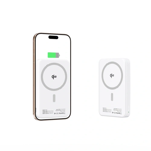 Buy Tech-Protect PB24 LifeMag Qi2 MagSafe Power Bank 10000mah White - THP3573 - {ean13} - Home Screen Store Europe
