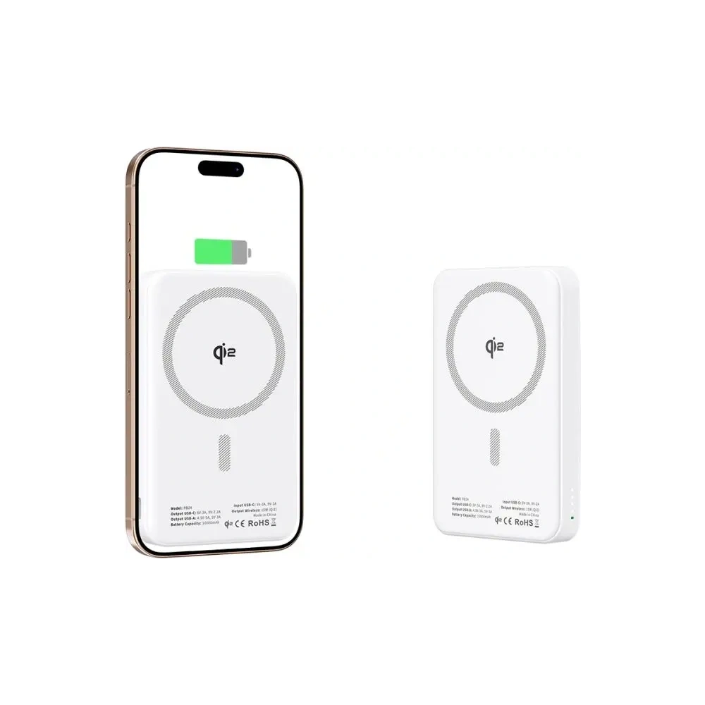 Powerbank Tech-Protect PB24 LifeMag Qi2 MagSafe 10000mah White