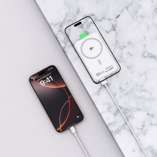 Kup Tech-Protect PB24 LifeMag Qi2 MagSafe Power Bank 10000mah Weiß - THP3573 - {ean13} - Sklep Home Screen