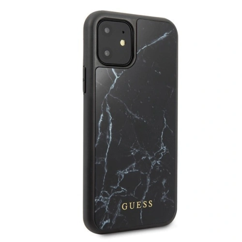 Kup Guess Apple Tasche GUHCN61HYMABK iPhone 11 schwarz/schwarz Marmorglas - GUE398BLK - {ean13} - Sklep Home Screen