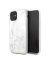 Guess Apple Tasche GUHCN61HYMAWH iPhone 11 weiß/weiß Marmor