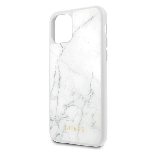 Kup Etui Guess GUHCN61HYMAWH Apple iPhone 11 alb/white Marble - GUE399WHT - {ean13} - Sklep Home Screen
