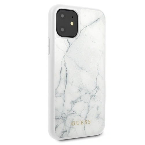 Kup Guess Apple Tasche GUHCN61HYMAWH iPhone 11 weiß/weiß Marmor - GUE399WHT - {ean13} - Sklep Home Screen