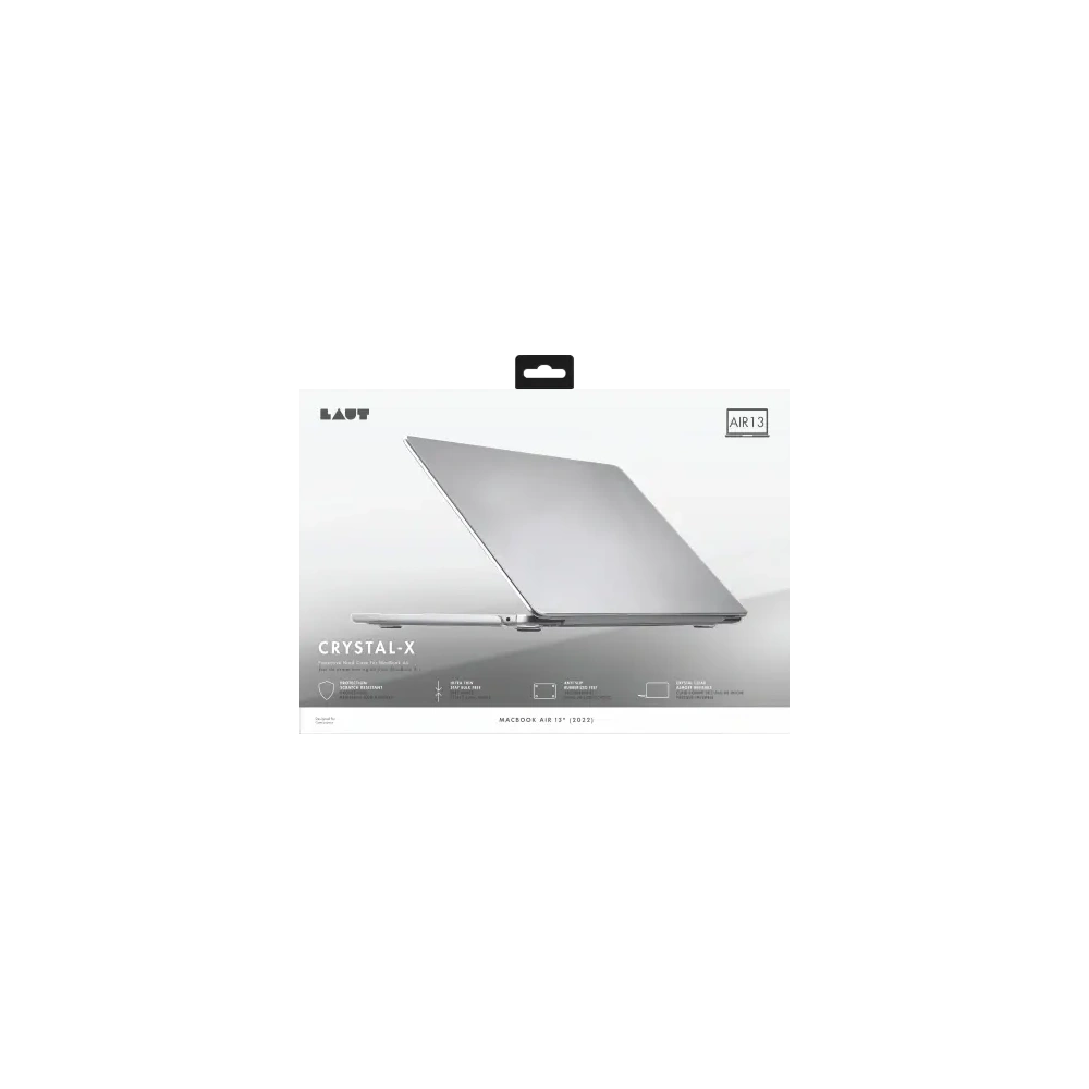 LAUT Slim Crystal-X Case dla MacBook Air 13” - Przezroczysta ochrona