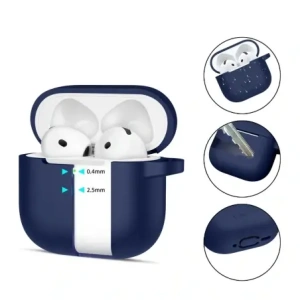 Kup Tech-Protect Silikon-Haken Apple AirPods 4 Marineblau - THP3585 - {ean13} - Sklep Home Screen