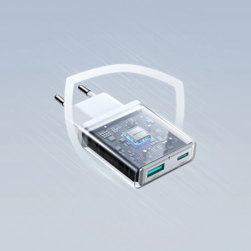Kup Joyroom JR-TCF14 Netzladegerät USB-A USB-C 20W PD QC3.0 weiß - JYR1099 - {ean13} - Sklep Home Screen