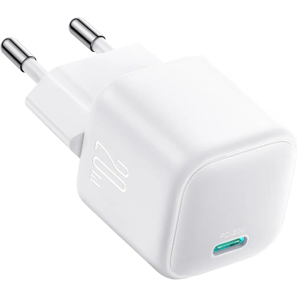 Ładowarka sieciowa Joyroom JR-TCG08 GaN USB-C 20W PD QC3.0 biała