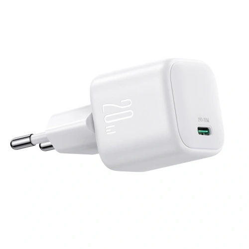 Kup Síťová nabíječka Joyroom JR-TCG08 GaN USB-C 20W PD QC3.0 bílá - JYR1100 - {ean13} - Sklep Home Screen