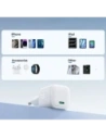 Kup Joyroom JR-TCG08 hálózati töltő GaN USB-C 20W PD QC3.0 fehér - JYR1100 - {ean13} - Sklep Home Screen