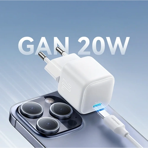 Kup Joyroom JR-TCG08 încărcător de rețea GaN USB-C 20W PD QC3.0 alb - JYR1100 - {ean13} - Sklep Home Screen
