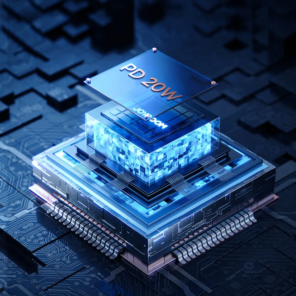 Ładowarka sieciowa Joyroom JR-TCG08 GaN USB-C 20W PD QC3.0 biała