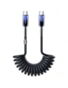 Buy Joyroom S-A43 Crystal-Clear Series 60W spiral cable USB-C / USB-C 1.5m black - JYR1101 - {ean13} - Home Screen Store Europe