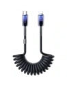 Kup Kabel spirálový Joyroom S-A43 Crystal-Clear Series 30W USB-C / Lightning 1.5m černý - JYR1102 - {ean13} - Sklep Home Screen