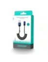 Kup Kabel spirálový Joyroom S-A43 Crystal-Clear Series 3A USB-A / Lightning 1.5m černý - JYR1103 - {ean13} - Sklep Home Screen