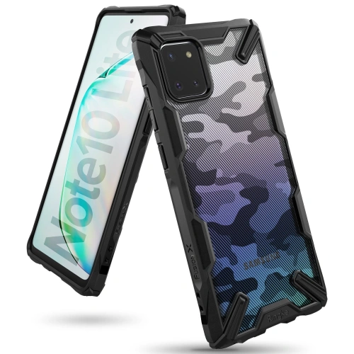 Kup Etui Ringke Fusion-X Design Samsung Galaxy Note 10 Lite Camo (Moro) Fekete - RGK1132MOB - {ean13} - Sklep Home Screen
