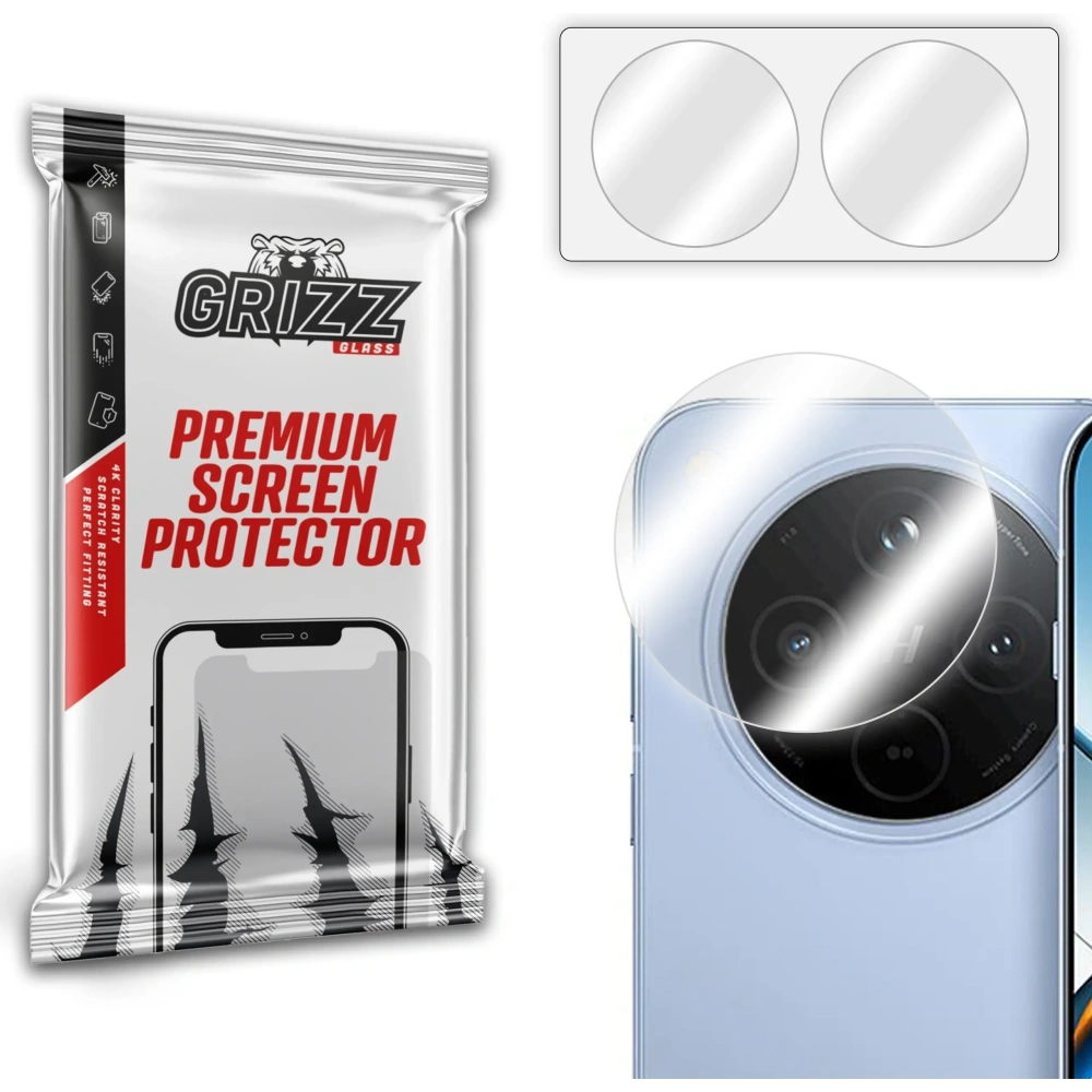 Szkło na aparat GrizzGlass HybridGlass Camera do Oppo Find X8
