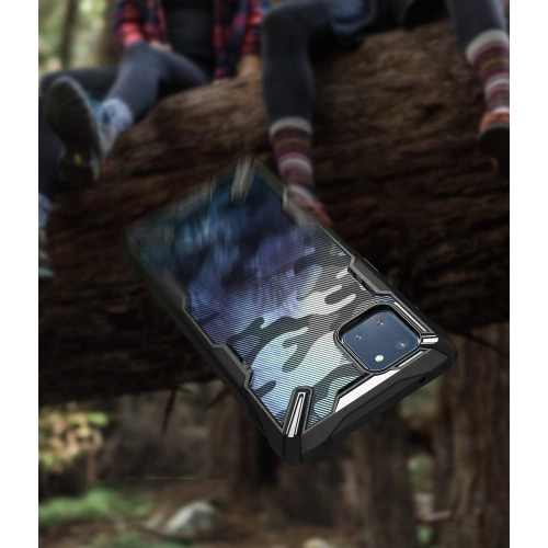 Buy Ringke Fusion-X Design Samsung Galaxy Note 10 Lite Camo (Moro) Black - RGK1132MOB - {ean13} - Home Screen Store Europe