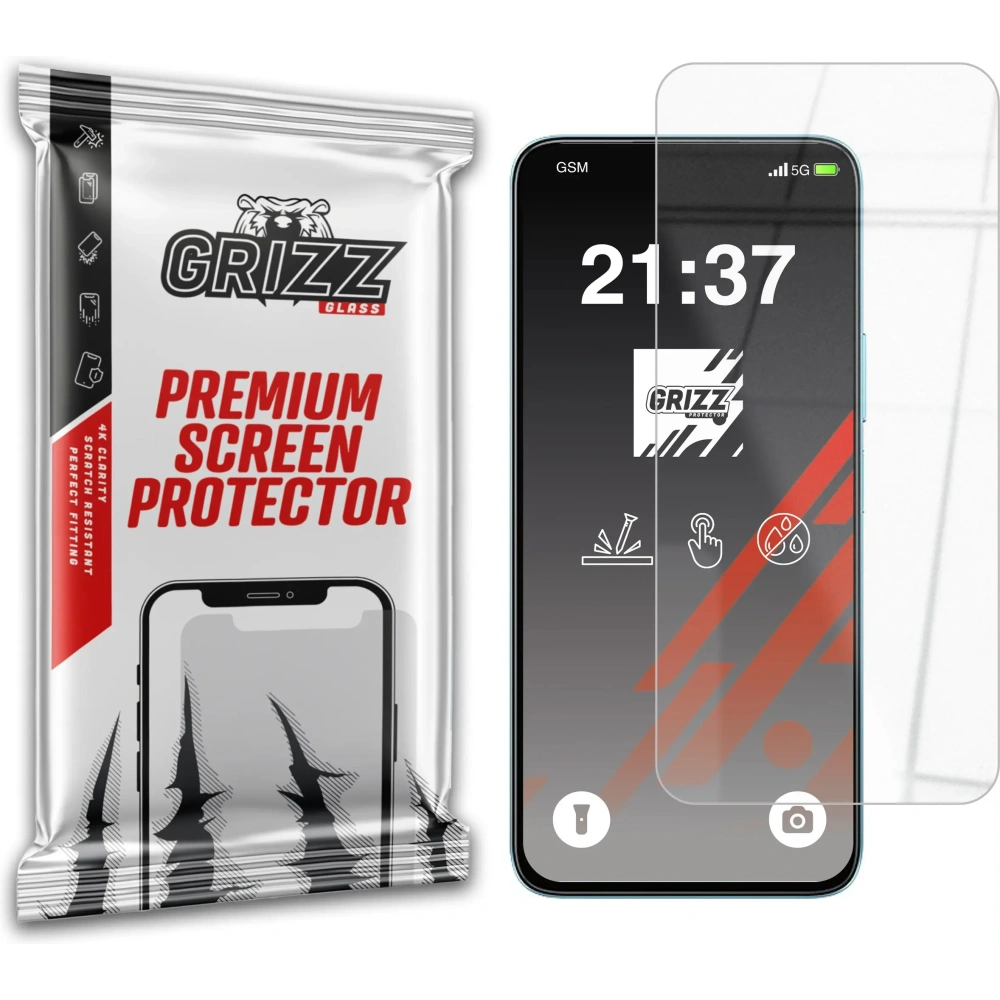 Szkło hybrydowe GrizzGlass HybridGlass do Honor X5b Plus