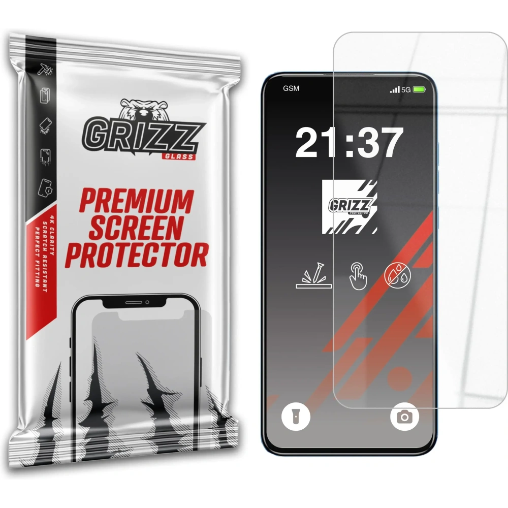 Szkło hybrydowe GrizzGlass HybridGlass do Oukitel C57S