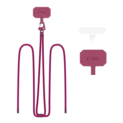 Kup Smycz Tech-Protect C5S Rope Crossbody Strap Mulberry - THP3593 - {ean13} - Sklep Home Screen
