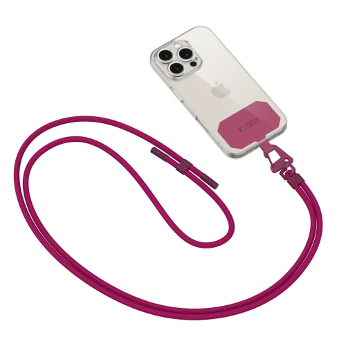 Kup Smycz Tech-Protect C5S Rope Crossbody Strap Mulberry - THP3593 - {ean13} - Sklep Home Screen