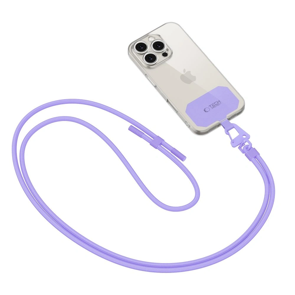 Smycz Tech-Protect C5S Rope Crossbody Strap Lavender