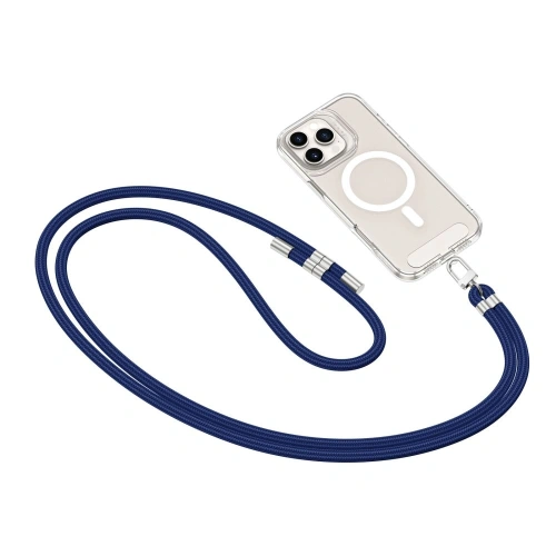 Kup Smyč Tech-Protect C7S Rope Crossbody Strap Námořnická modrá/stříbrná - THP3598 - {ean13} - Sklep Home Screen