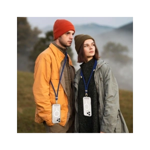 Smyč Tech-Protect C7S Rope Crossbody Strap Námořnická modrá/stříbrná