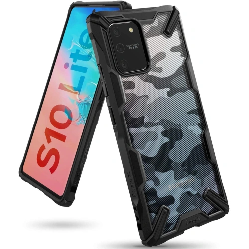 Kup Ringke Samsung Tasche Fusion-X Design Galaxy S10 Lite Camo (Moro) Schwarz - RGK1134MOB - {ean13} - Sklep Home Screen