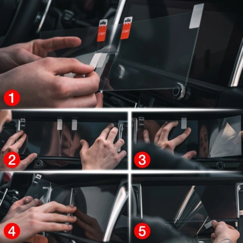 Matte GrizzGlass CarDisplay Védelem Audi RS3 8P Android Rádió 2011-2012