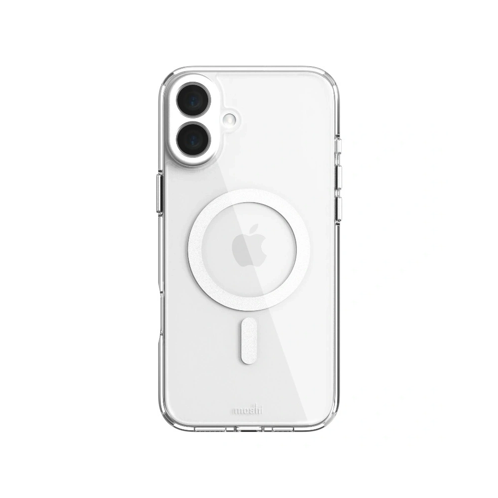 Etui Moshi iGlaze MagSafe Apple iPhone 16 (Luna Silver)