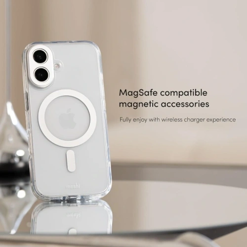 Kup Moshi iGlaze MagSafe Apple iPhone 16 (Argintie Lunară) - MOSH334 - {ean13} - Sklep Home Screen