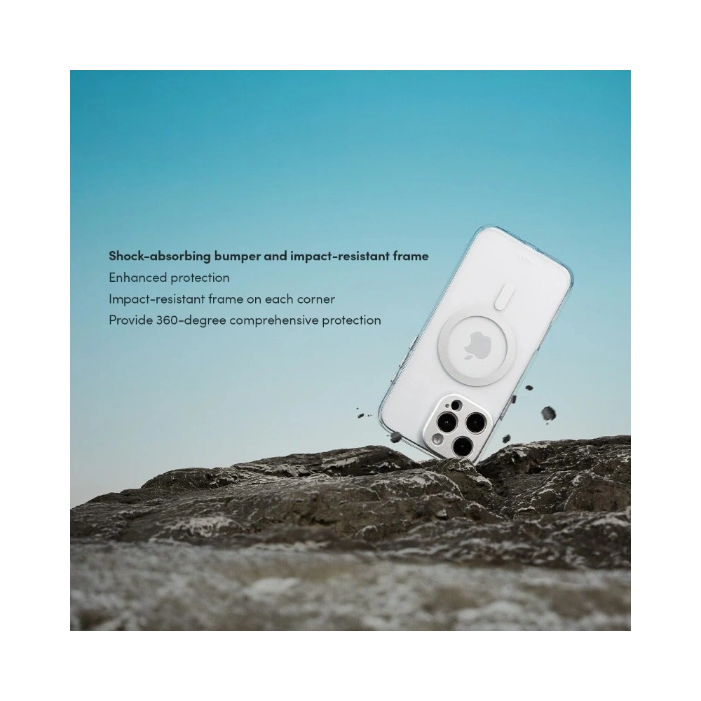 Etui Moshi iGlaze MagSafe Apple iPhone 16 Pro Max (Luna Silver)