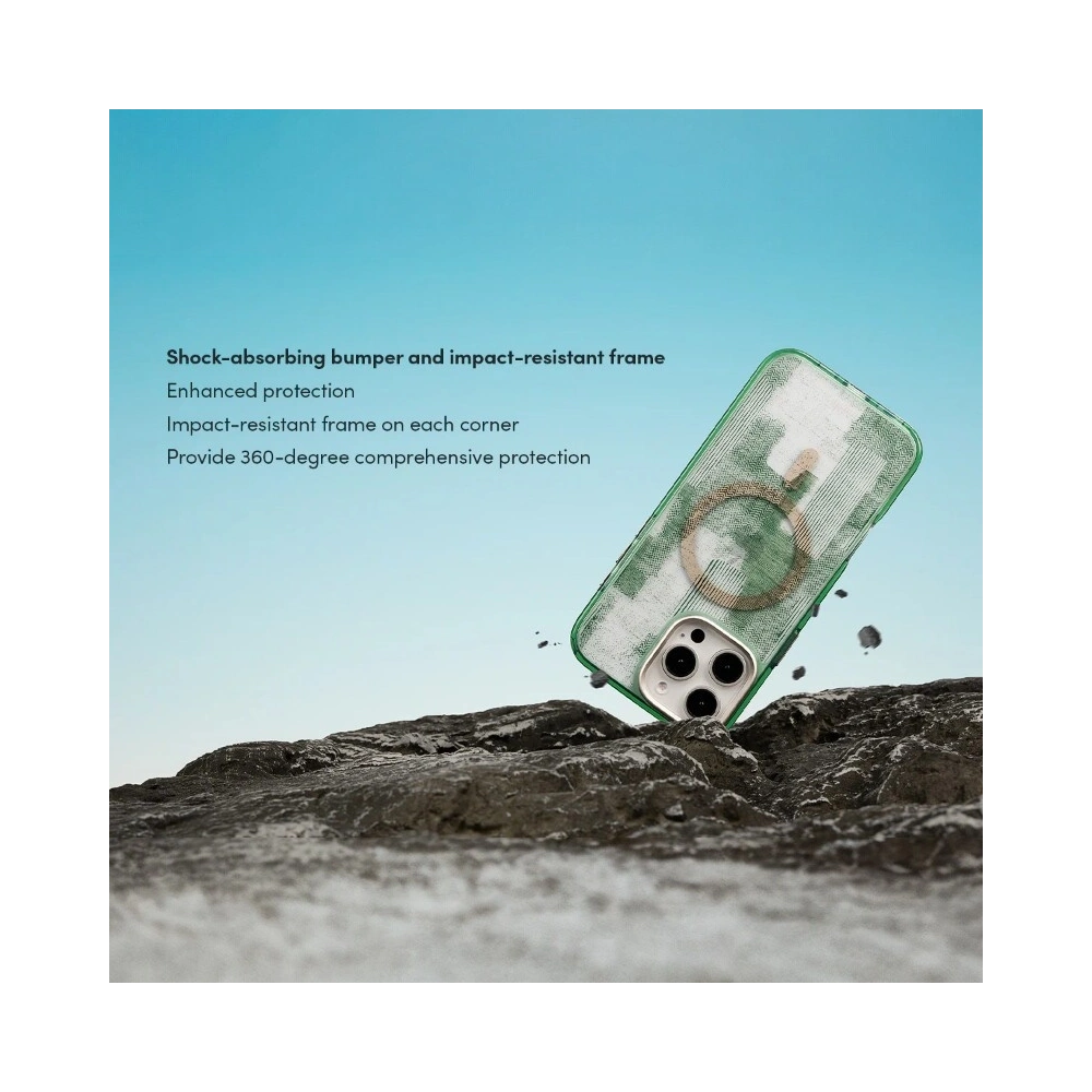 Etui Moshi iGlaze MagSafe Apple iPhone 16 Pro (Sunlit Green)