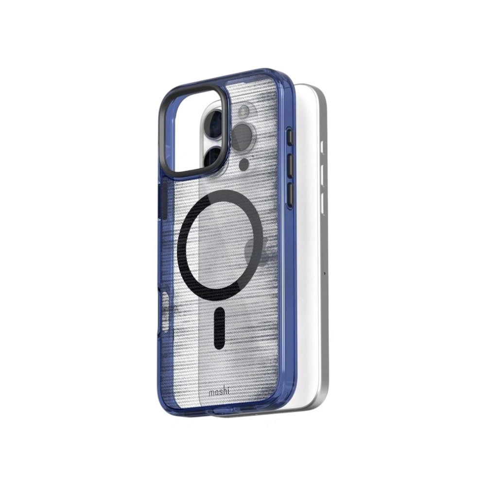 Etui Moshi iGlaze MagSafe Apple iPhone 16 Pro (Dusk Indigo)